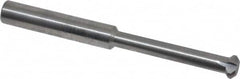 Accupro - 1/4" Cutter Head Diam, 1/32" Flat Width, 2-1/2" OAL, Solid Carbide, Single Right Hand Back Chamfer - Exact Tooling