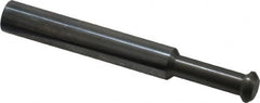Accupro - 0.3" Cutter Head Diam, 1/32" Flat Width, 2-1/2" OAL, Solid Carbide, Single Right Hand Back Chamfer - Exact Tooling