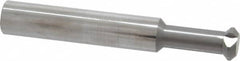 Accupro - 0.36" Cutter Head Diam, 1/32" Flat Width, 2-1/2" OAL, Solid Carbide, Single Right Hand Back Chamfer - Exact Tooling