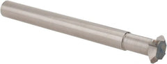 Accupro - 3/8" Cutter Head Diam, 1/32" Flat Width, 2-1/2" OAL, Solid Carbide, Single Right Hand Back Chamfer - Exact Tooling