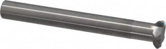 Accupro - 1/2" Cutter Head Diam, 1/32" Flat Width, 2-1/2" OAL, Solid Carbide, Single Right Hand Back Chamfer - Exact Tooling