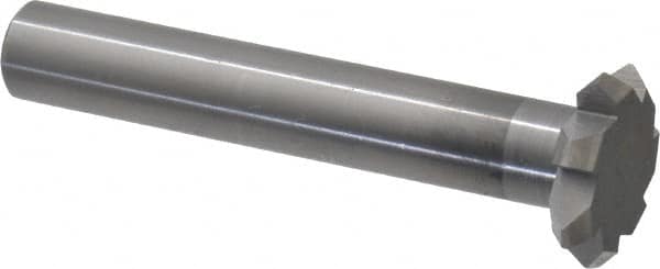 Accupro - 1" Cutter Head Diam, 1/32" Flat Width, 3" OAL, Solid Carbide, Single Right Hand Back Chamfer - Exact Tooling