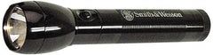 Ability One - Flashlights; Type: Industrial ; Bulb Type: LED ; Battery Size: AA ; Rechargeable: Disposable ; Maximum Light Output (Lumens): 110 ; Body Type: Aluminum - Exact Tooling