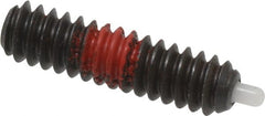 Gibraltar - 6-32, 17/32" Thread Length, 1/16" Plunger Projection, Steel Threaded Spring Plunger - 0.045" Max Plunger Diam, 17/32" Plunger Length, 0.5 Lb Init End Force, 1.5 Lb Final End Force, 1/16" Hex - Exact Tooling