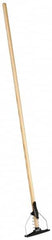 PRO-SOURCE - 54" Wood Spring Clamp Jaw Mop Handle - Metal Connector, Use with Wet Mops - Exact Tooling