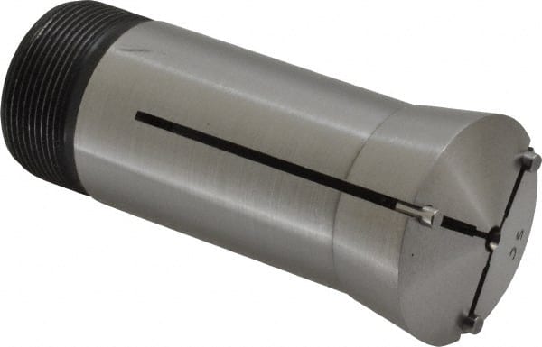 Interstate - 1-1/2 Inch Head Diameter, 0.118 Inch Pilot Hole, 5C Emergency Collet - 3.28" Overall Length, Steel, 0.0032 Inch TIR - Exact Tooling