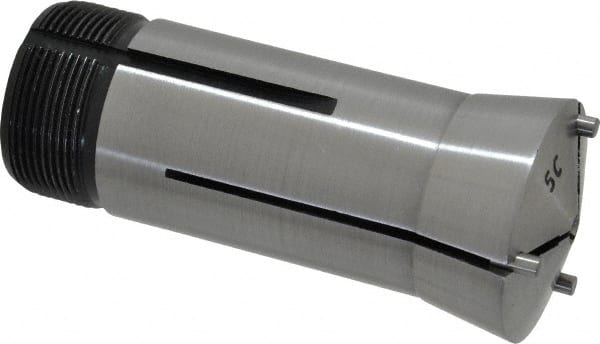 Interstate - 1-1/2 Inch Head Diameter, 1/8 Inch Pilot Hole, 5C Emergency Collet - 3.28" Overall Length, Steel, 0.0032 Inch TIR - Exact Tooling