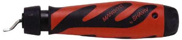 Shaviv - 11 Piece High Speed Steel Blade Hand Deburring Tool Set - B10 Blades, For Hole Edge, Straight Edge - Exact Tooling