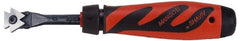 Shaviv - 4 Piece, Carbide Blade, Hand Deburring Tool Set - D Blade Holder, For Flat Surface - Exact Tooling