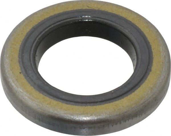 Thomson Industries - 1/2" Diam, Steel Bearing Closed External Seal for Fixed Diameter Housings - 1/8" Wide x 0.879" Outside Diam - Exact Tooling