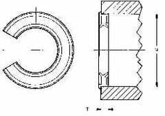 Thomson Industries - 30mm Shaft Diam, Open Multirac External Seal - Exact Tooling