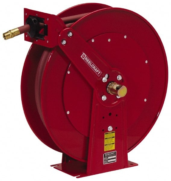 Reelcraft - 50' Spring Retractable Hose Reel - 1,250 psi, Hose Included - Exact Tooling