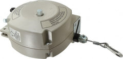 Aero-Motive - 18 Lb Load Capacity, 6.6' Travel Distance, Tool Balancer - Steel Cable, High Impact Composite Housing, Locking Mechanism - Exact Tooling