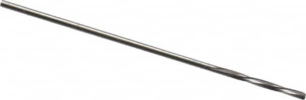 Magafor - #68 Solid Carbide 4 Flute Chucking Reamer - Spiral Flute, 1/32" Straight Shank, 9/32" Flute Length, 1-5/16" OAL - Exact Tooling