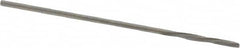Magafor - #65 Solid Carbide 4 Flute Chucking Reamer - Spiral Flute, 0.035" Straight Shank, 9/32" Flute Length, 1-5/16" OAL - Exact Tooling