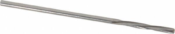 Magafor - 1.3691mm Solid Carbide 4 Flute Chucking Reamer - Spiral Flute, 0.0539" Straight Shank, 25/64" Flute Length, 1-9/16" OAL - Exact Tooling