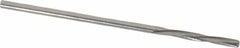 Magafor - 1.3691mm Solid Carbide 4 Flute Chucking Reamer - Spiral Flute, 0.0539" Straight Shank, 25/64" Flute Length, 1-9/16" OAL - Exact Tooling