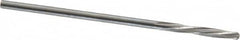 Magafor - 1.5291mm Solid Carbide 4 Flute Chucking Reamer - Spiral Flute, 0.0602" Straight Shank, 25/64" Flute Length, 1-9/16" OAL - Exact Tooling