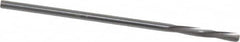 Magafor - #49 Solid Carbide 4 Flute Chucking Reamer - Spiral Flute, 0.0728" Straight Shank, 7/16" Flute Length, 1-31/32" OAL - Exact Tooling