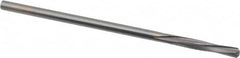 Magafor - 5/64" Solid Carbide 4 Flute Chucking Reamer - Spiral Flute, 0.078" Straight Shank, 7/16" Flute Length, 1-31/32" OAL - Exact Tooling