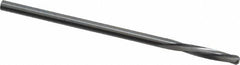 Magafor - 2.159mm Solid Carbide 4 Flute Chucking Reamer - Spiral Flute, 0.085" Straight Shank, 7/16" Flute Length, 1-31/32" OAL - Exact Tooling