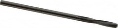 Magafor - 2.2301mm Solid Carbide 4 Flute Chucking Reamer - Spiral Flute, 0.0878" Straight Shank, 7/16" Flute Length, 1-31/32" OAL - Exact Tooling