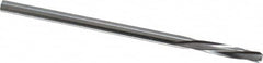 Magafor - 2.3292mm Solid Carbide 4 Flute Chucking Reamer - Spiral Flute, 0.0917" Straight Shank, 7/16" Flute Length, 1-31/32" OAL - Exact Tooling