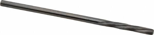 Magafor - 2.4105mm Solid Carbide 6 Flute Chucking Reamer - Spiral Flute, 0.0949" Straight Shank, 19/32" Flute Length, 2-1/4" OAL - Exact Tooling