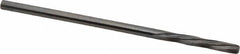 Magafor - 2.4105mm Solid Carbide 6 Flute Chucking Reamer - Spiral Flute, 0.0949" Straight Shank, 19/32" Flute Length, 2-1/4" OAL - Exact Tooling