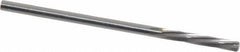 Magafor - 2.5705mm Solid Carbide 6 Flute Chucking Reamer - Spiral Flute, 0.1012" Straight Shank, 19/32" Flute Length, 2-1/4" OAL - Exact Tooling
