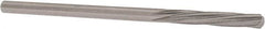 Magafor - 2.7203mm Solid Carbide 6 Flute Chucking Reamer - Spiral Flute, 0.1071" Straight Shank, 19/32" Flute Length, 2-1/4" OAL - Exact Tooling