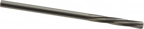 Magafor - #32 Solid Carbide 6 Flute Chucking Reamer - Spiral Flute, 0.1161" Straight Shank, 19/32" Flute Length, 2-1/4" OAL - Exact Tooling