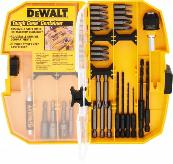 DeWALT - Power Drill Rapid Load Set - For Compact Magnetic Drive Guide Holds 1" Bit Tips - Exact Tooling