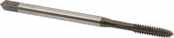 Emuge - #6-32 UNC 2BX Modified Bottoming Thread Forming Tap - Cobalt, Nitride Finish, 2.205" OAL, 0.472" Thread Length, Right Hand Thread, Series Rekord Druck-S - Exact Tooling