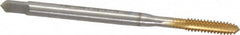 Emuge - #6-32 UNC 2BX Modified Bottoming Thread Forming Tap - High Speed Steel, TiN Finish, 2.205" OAL, 0.472" Thread Length, Series Rekord Druck-S - Exact Tooling