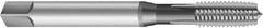 Emuge - 1-8 UNC 2BX 4 Flute Nitride Finish Cobalt Straight Flute Machine Tap - Modified Bottoming, Right Hand Thread, 6.299" OAL, 1.417" Thread Length, Oversize - Exact Tooling