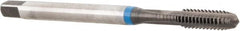Emuge - #6-32 UNC 2BX 3 Flute Nitride Finish Cobalt Straight Flute Machine Tap - Modified Bottoming, Right Hand Thread, 2.205" OAL, 0.472" Thread Length, Oversize - Exact Tooling