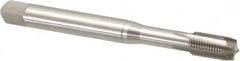 Emuge - 3/8-24 UNF, 4 Flute, Bright Finish, Cobalt Spiral Point Tap - Plug Chamfer, Right Hand Thread, 3-15/16" OAL, 0.709" Thread Length, 0.381" Shank Diam, 3B Class of Fit, Series Rekord B - Exact Tooling