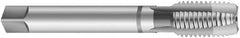 Emuge - 3/4-14 NPTF Thread, 6 Flute Standard Pipe Tap - 3-1/4" OAL, 1.38" Thread Length, 29/32" Shank Diam, Bright Finish, Cobalt - Exact Tooling