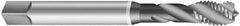 Emuge - #3-48 UNC 3 Flute 3B Modified Bottoming Spiral Flute Tap - Cobalt, Bright Finish, 1.969" OAL, Right Hand Flute, Right Hand Thread, Series Enorm - Exact Tooling