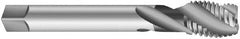 Emuge - 3/4-14 NPT, 15° Helix, 5 Flutes, Modified Bottoming Chamfer, Bright Finish, High Speed Steel, Spiral Flute Pipe Tap - Right Hand Flute, 29/32" Shank Diam, 1.38" Thread Length, 0.503-0.627" Projection, 0.679" Square Size, - Exact Tooling