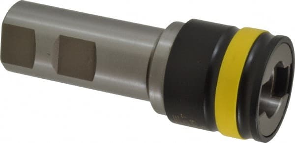 Emuge - 1" Straight Shank Diam Tension & Compression Tapping Chuck - #0 to 9/16" Tap Capacity, 1.534" Projection, Quick Change, Through Coolant - Exact Tooling