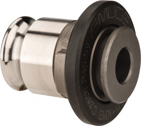 Emuge - 0.318" Tap Shank Diam, 0.238" Tap Square Size, 5/16" Tap, #1 Tapping Adapter - 0.28" Projection, 1.12" OAL, 3/4" Shank OD, Through Coolant, Series EM01 - Exact Tooling