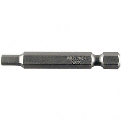 Wiha - 2.5mm Hex Power Bit - 1/4" Drive, 50mm OAL - Exact Tooling