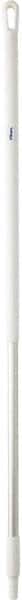 Vikan - 51 x 1-1/4" Aluminum Squeegee Handle - European Threaded Connection, White - Exact Tooling