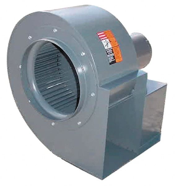 Peerless Blowers - 8" Inlet, Direct Drive, 1/4 hp, 620 CFM, ODP Blower - 230/460/3/60 Volts, 1,150 RPM - Exact Tooling