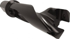 Allied Machine and Engineering - Series 32, 32 to 35mm Diam, 1-1/2" Diam Straight Shank with Flange, Straight Flute Spade Drill - 4-9/64" Max Depth, 6-29/64" Body Length, 8-59/64" OAL, Standard Length, Through Coolant - Exact Tooling