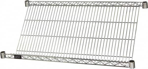 Quantum Storage - 1 Shelf Wire Shelving Unit - 48" Wide x 24" Deep x 1" High, - Exact Tooling