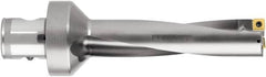 Komet - 64mm Max Drill Depth, 4xD, 15.1mm Diam, Indexable Insert Drill - 2 Inserts, ABS 50 Modular Connection Shank - Exact Tooling