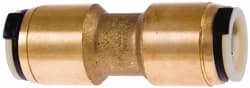 Watts - 3/4 x 1/2" Outside Diam, Lead Free Brass Push-to-Connect Tube Union - 250 Max psi, Tube to Tube Connection, EPDM O-Ring, Lead-Free - Exact Tooling